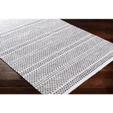 Surya - Surya La Casa Area Rug – Durable, Stain Resistant, No Pile Design - Black
